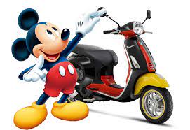 Harga Vespa Mickey Mouse di Indonesia Sebesar Rp60,2 juta dengan Status on The Road