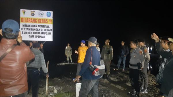 Polres Bangka Akan Ambil Tindakan Tegas ke Penambang Timah Ilegal di Kolong Dam 1 Pemali