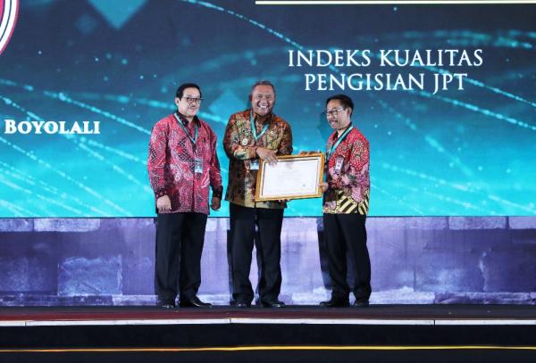 Pemkab Boyolali Raih Dua Kategori Anugerah Meritokrasi Tahun 2023