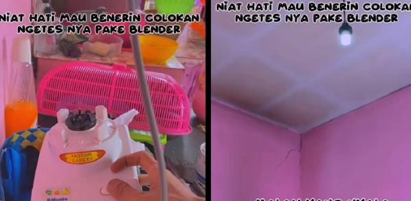 Video Viral Aliran Listrik Tiba-tiba Pindah ke Blender, Warganet Kok Bisa