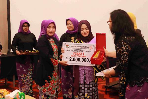 12 Juara Perempuan Inspiratif 2023 Versi Pemkab Tangerang, Yuli Endras Prastiwi Juara Favorit