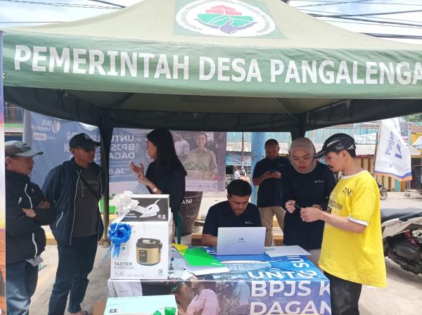 Aktivasi Pasar Pangalengan Bersama BPJS Ketenagakerjaan Bandung Bojongsoang