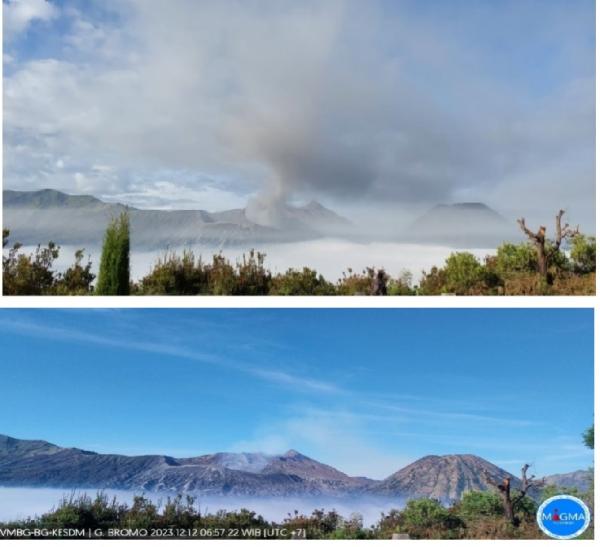 Kawah Gunung Bromo Keluarkan Asap Kelabu, PVMBG Minta Warga Waspada Erupsi