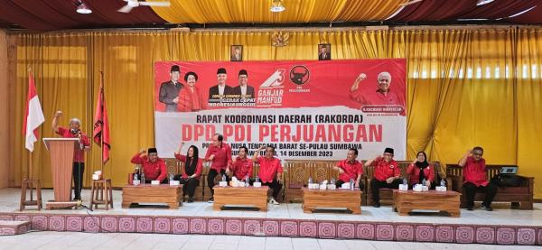 PDIP NTB Konsolidasi Pemenangan Paslon Nomor 3 Ganjar-Mahfud Se Pulau Sumbawa