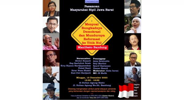 Diskusi Manifesto Bandung: Rungkadnya Demokrasi Era Jokowi