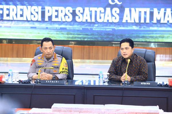 Polri dan PSSI Sikat Mafia Skor untuk Jadikan Sepak Bola Indonesia Lebih Baik