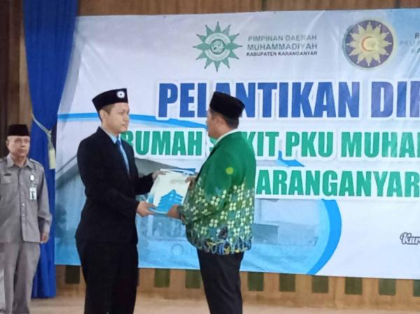 Ketua PDM Karanganyar Kukuhkan Dirut Baru RSU PKU Muhammadiyah, Ini Misi yang Dititipkan 