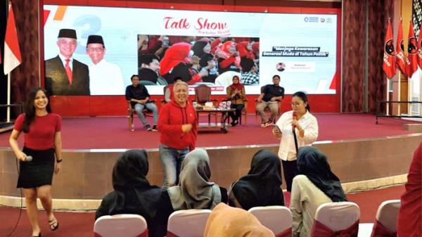 Hasto Kristiyanto dan Siti Atiqoh Perkuat Hubungan dengan Genzi dan Perempuan di Jawa Tengah
