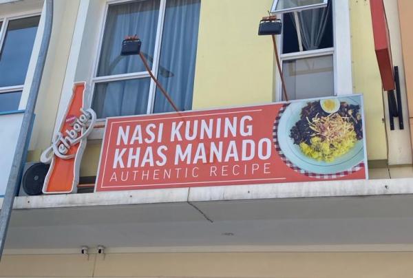 Naskun F8 Sajikan Nasi Kuning Khas Manado Authentic Recipe di Kawasan Gading Serpong