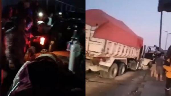 Evakuasi Dramatis Pengendara Motor Tewas Terseret Truk, Kejadian di Cikupa Tangerang