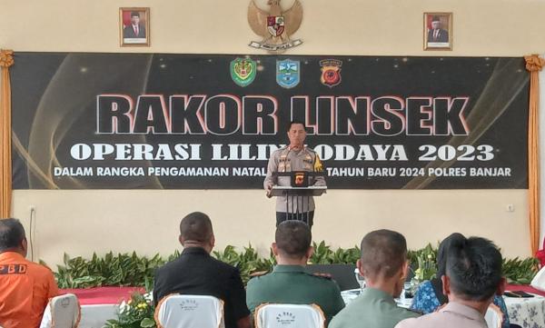 Kapolres Banjar AKBP Bayu Catur Prabowo Minta Peningkatan Pengamanan Geng Motor Jelang Nataru 2024