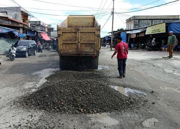 PUPR Aceh Barat Akan Aspal Jalan Pasar Meulaboh di Tahun 2024