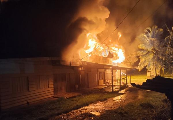 Diduga Konsleting Listrik, 7 Unit Rumah Ludes Terbakar di Gayo Lues
