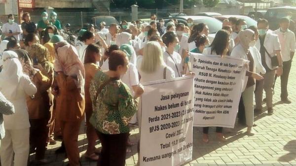 Buntut Demo Perjuangkan Hak Nakes, Tiga Dokter RSUD Haulussy Disurati Sekda Maluku