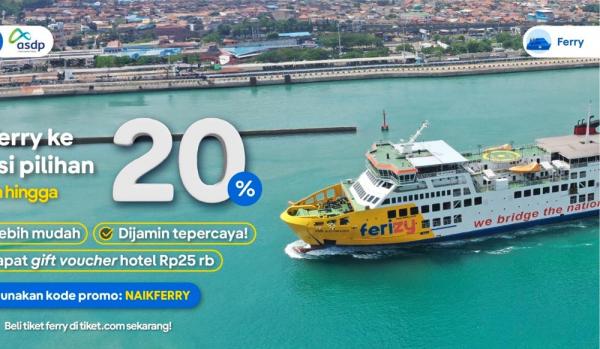 Harga Tiket Ferry Untuk Perjalanan Libur Akhir Tahun
