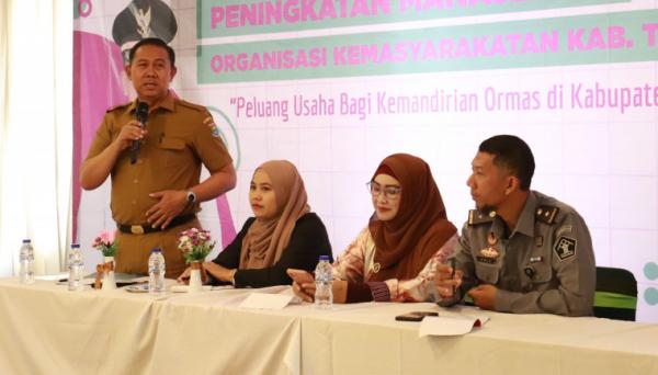 159 Anggota Ormas Dibekali Wawasan Usaha dari Bakesbangpol Pemkab Tangerang