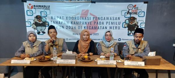 Ciptakan Pemilu Jurdil, Panwascam Weru Tingkatkan Kinerja Pengawasan