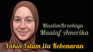 Brooklyn Mualaf Cantik Asal AS Tak Kuasa Menahan Tangis saat Ibunya Menjadi Muslimah Juga