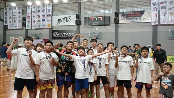Hadiah Akhir Tahun 2023, Respect Basketball Academy Gondol Juara Open Tournament Sehati