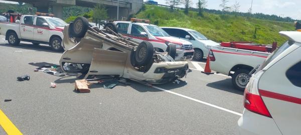 Kecelakaan di Tol Permai, 9 Terluka