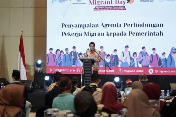 Himbauan Mahfud MD ke Pekerja Migran Indonesia : Gunakan Hak Suaranya di Pemilu 2024