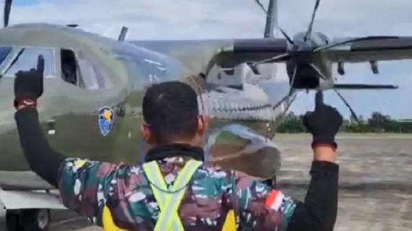 Awasi Perairan Laut Aceh dari Etnis Rohingya, TNI AU Terjunkan Pesawat