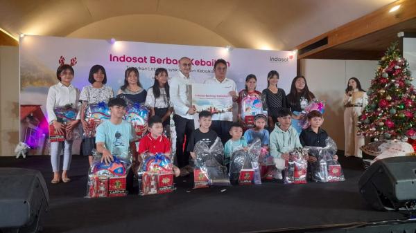Indosat Ooredoo Hutchison Hadirkan Kehangatan dan Kebahagiaan Bagi 2.500 Anak Panti Asuhan di Sulut