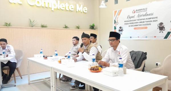 Komitmen Panwascam Ciledug Hadapi Tahapan Pemilu