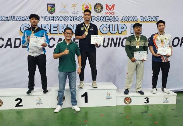 Hari Pertama Piala Gubernur Jabar 2023, Tim Taekwondo Kabupaten Bogor Panen Medal