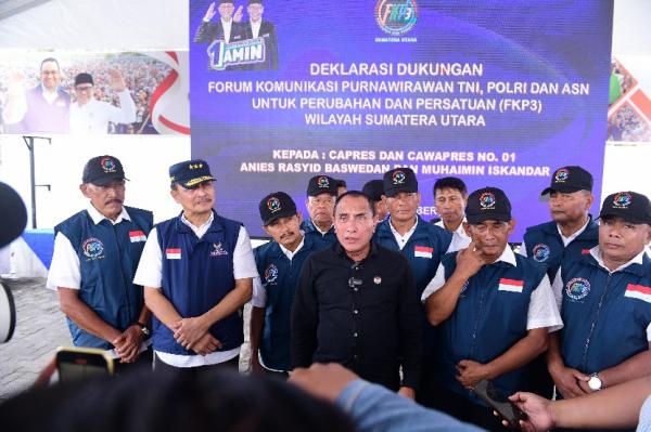 Edy Rahmayadi Mengaku Bangga dengan Ratusan Purnawirawan TNI Polri dan Pensiunan ASN, Ini Sebabnya
