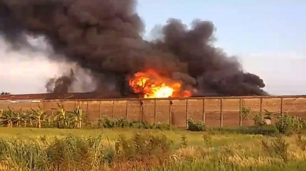 Pabrik Penyulingan Minyak Goreng di Klaten Terbakar