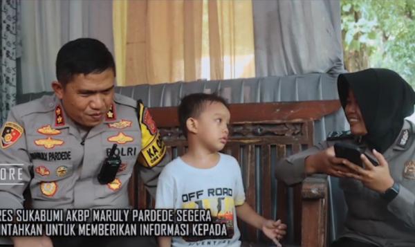 Bocah Asal Bogor Menangis, Terpisah dari Rombongan saat Bermain di Pantai Karangnaya Sukabumi