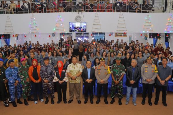 Bersama Forkopimda, Kapolda Lampung gelar Penggecekan Malam Natal 2023