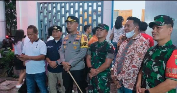 Kapolres dan Dandim Kabupaten Bogor Pantau Pos Pam Nataru Cibinong