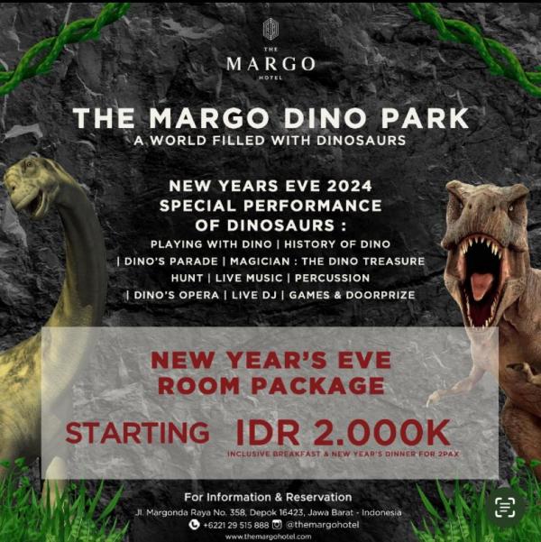 The Margo Dino Park Akan Hadir Saat Malam Tahun Baru di Margo Hotel
