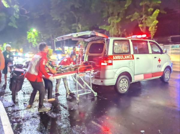 Motor vs Motor di Jalan R Suprapto Purwodadi, 3 Orang Alami Luka