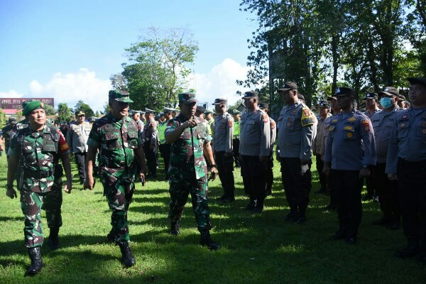 2000 Pasukan Gabungan Siap Amankan Kunjungan Kerja Presiden RI ke Sulawesi Utara