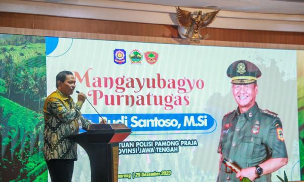 Pj Gubernur Jateng Minta Satpol PP Intensifkan Koordinasi dengan TNI-Polri Jelang Pemilu