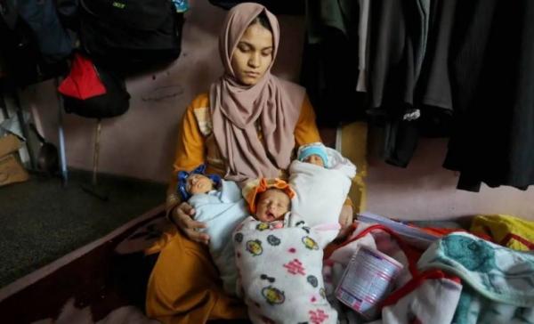 Jalan Kaki 5 Km Perempuan Hebat di Gaza, Lahirkan Bayi Kembar 4 saat Perang