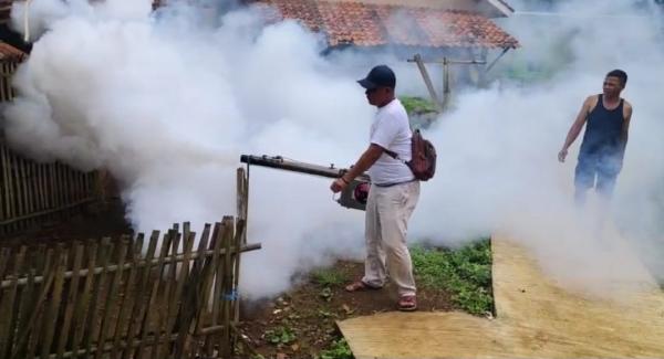 Dua Orang Warga Desa Cibadak Cibeber Positif DBD, Fogging Berjalan