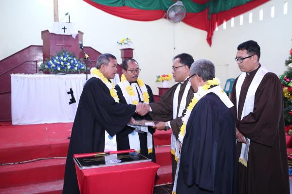 Pimpinan Sinode GKPI Resmikan Pos Kebaktian GKPI Maranatha Srigunting Menjadi Jemaat Penuh