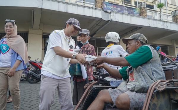 TKD Jatim Blusukan ke Pasar Tambakrejo, Masyarakat Gembira
