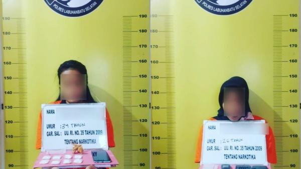 Polres Labusel Amankan 2 Wanita Pembawa Sabu, Salah Satunya Ditangkap di Angkutan Umum