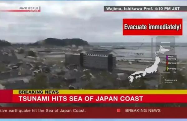 Gempa Bumi Magnitudo 7,6 Guncang Jepang