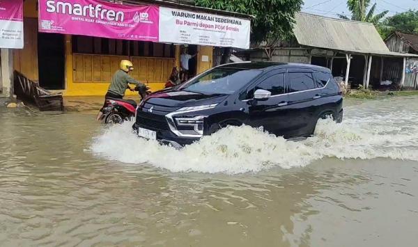 Jalan Penghubung Grobogan ke Boyolali Terendam Banjir, Akses Warga Terganggu
