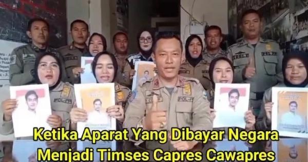 Viral Video Dukungan Anggota Satpol PP Garut untuk Gibran Rakabuming Raka