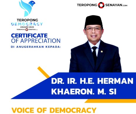 Herman Khaeron Raih Penghargaan Voice of Demokrasi 2023