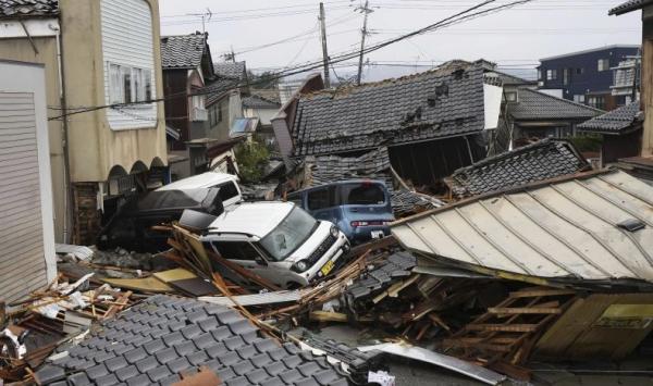 Korban Tewas Akibat Gempa di Jepang Mencapai  64 Orang Masih Banyak yang Tertimbun Reruntuhan
