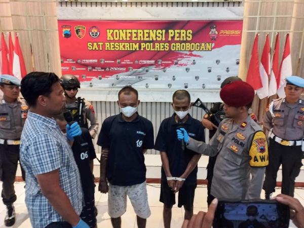 Dua Pelaku Curat Dibekuk Polisi Beraksi Di Tiga Lokasi Berbeda Di Grobogan 