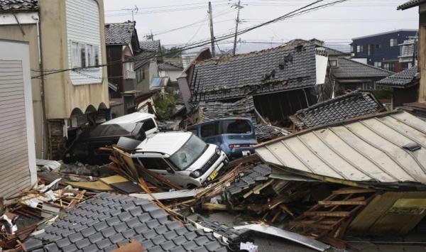 Dampak Gempa Jepang, Korban Tewas Jadi 64 Orang Masih Banyak yang Tertimbun Reruntuhan 